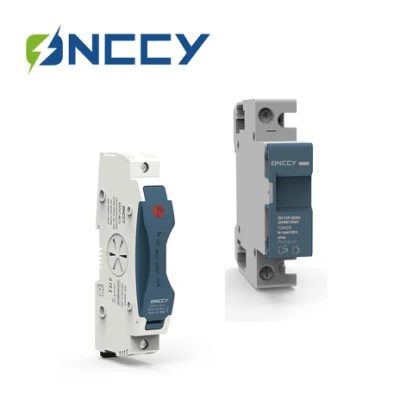 Onccy Solar PV DC 1000V/1500V 16/20/32/40/50A 퓨즈 홀더가 있는 퓨즈 링크